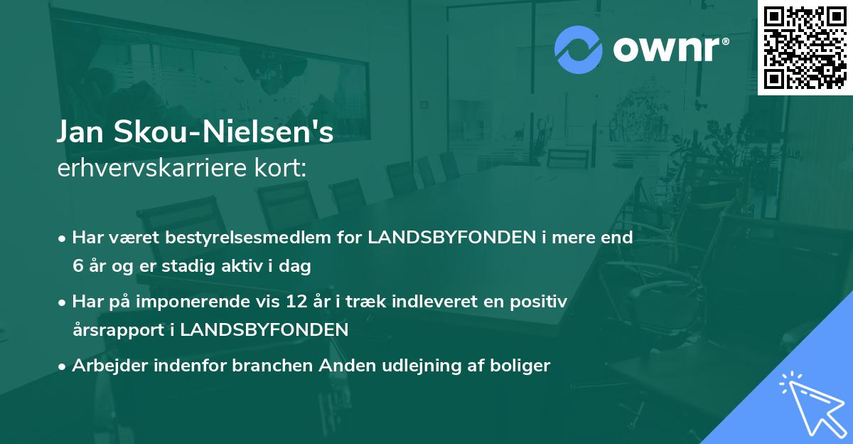 Jan Skou-Nielsen's erhvervskarriere kort
