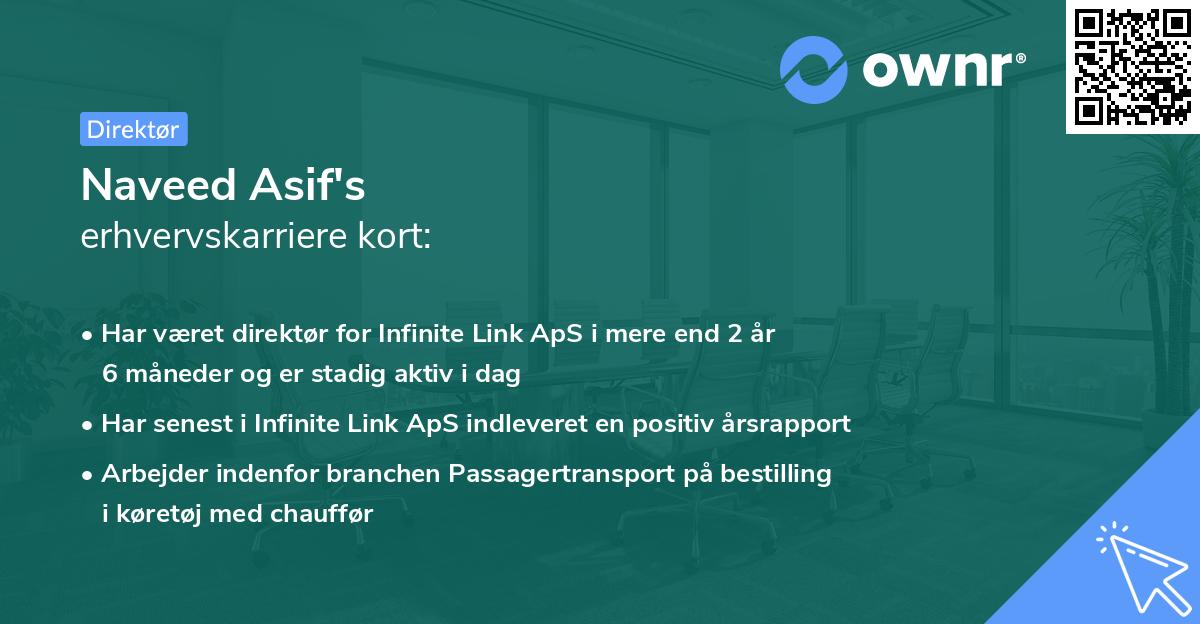 Naveed Asif's erhvervskarriere kort