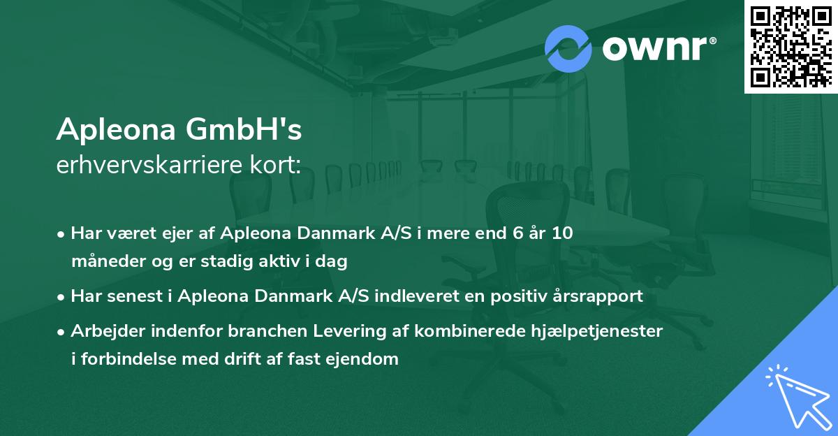 Apleona GmbH's erhvervskarriere kort