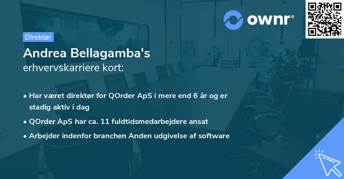 Andrea Bellagamba's erhvervskarriere kort