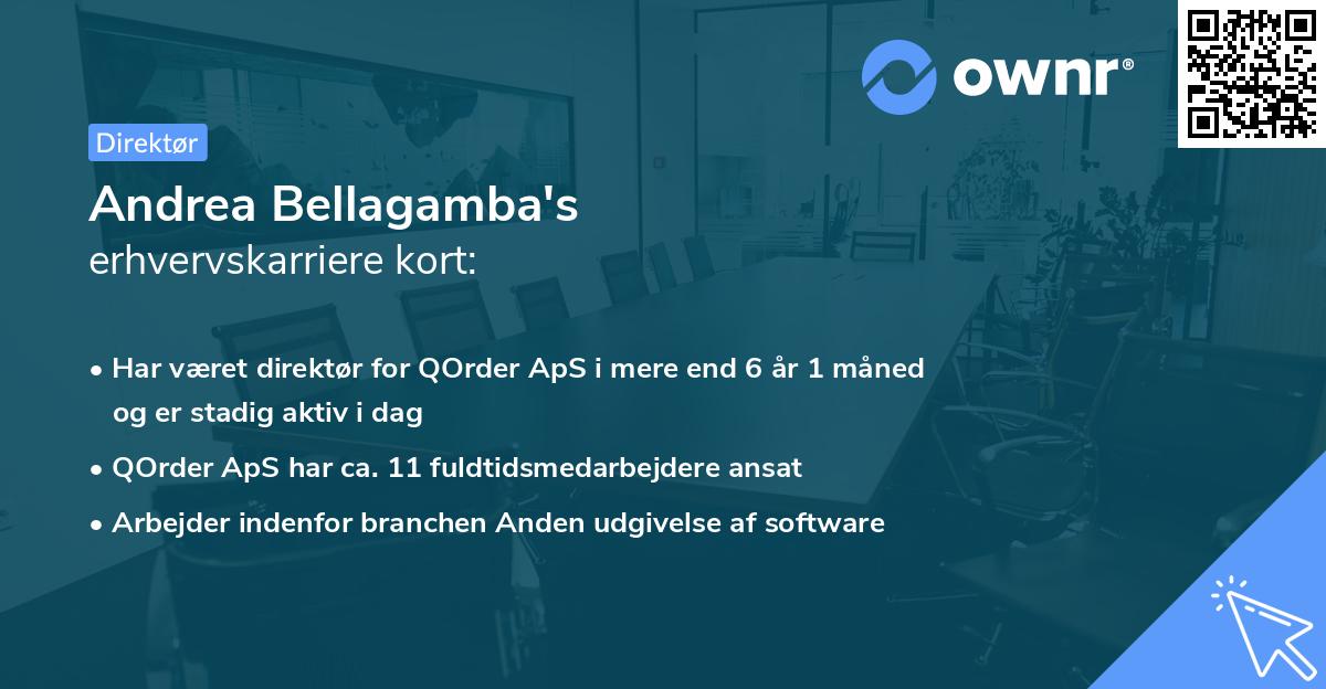 Andrea Bellagamba's erhvervskarriere kort