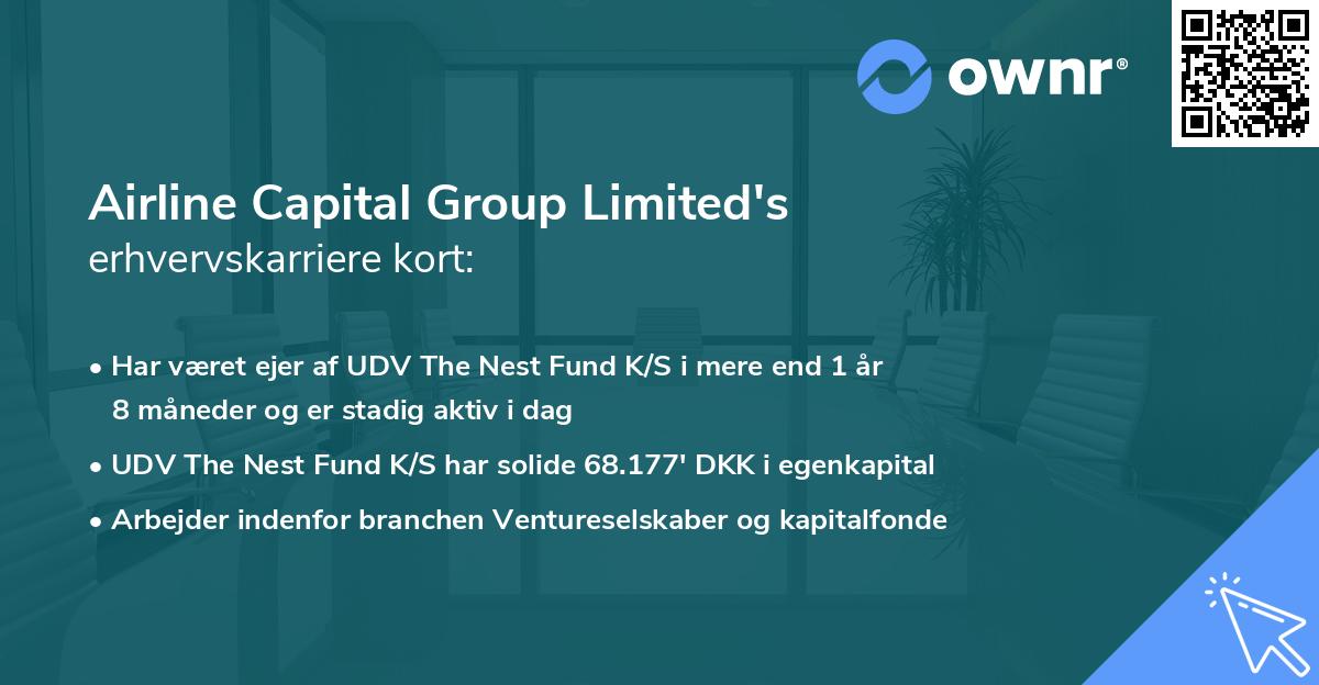 Airline Capital Group Limited's erhvervskarriere kort