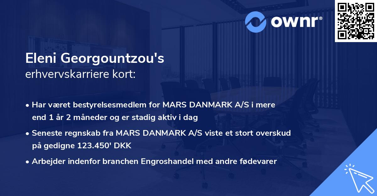 Eleni Georgountzou's erhvervskarriere kort
