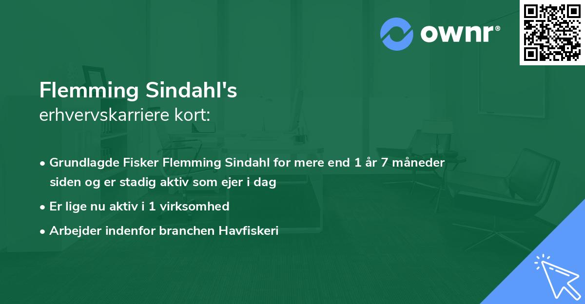 Flemming Sindahl's erhvervskarriere kort