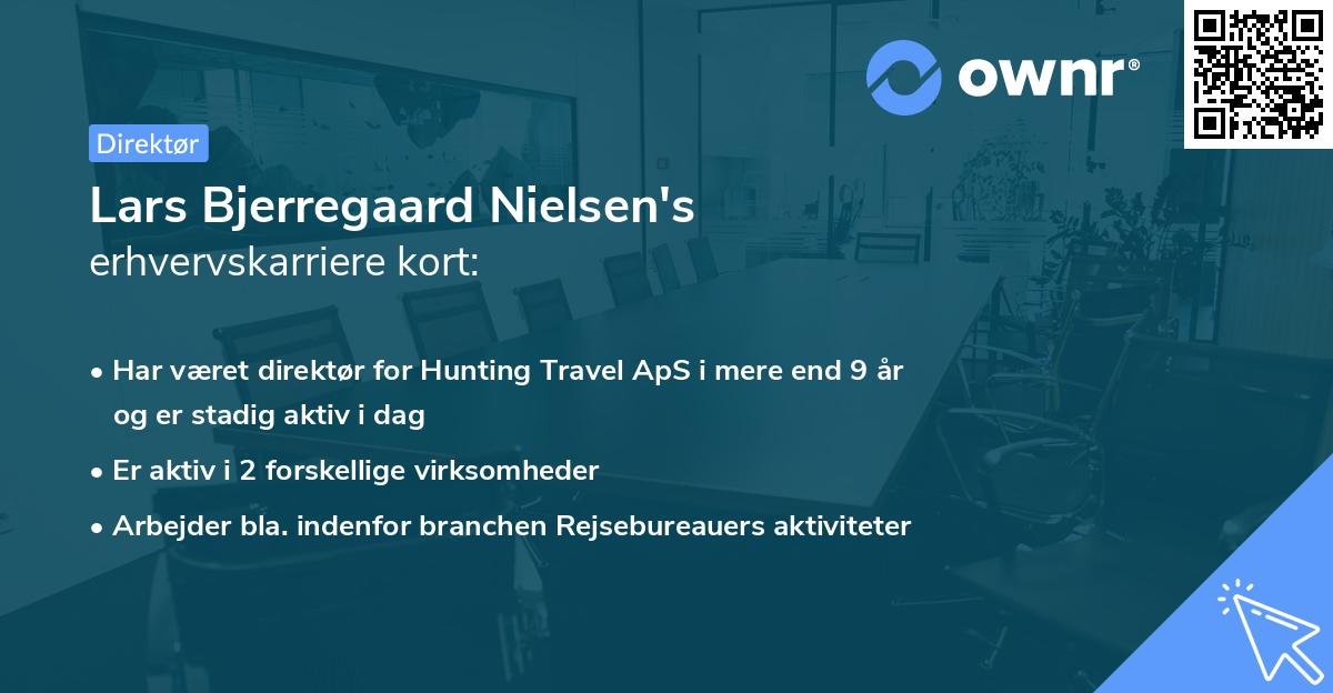 Lars Bjerregaard Nielsen's erhvervskarriere kort