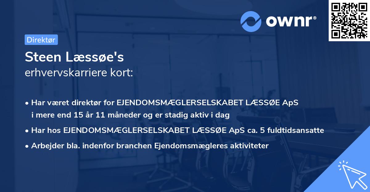 Steen Læssøe's erhvervskarriere kort