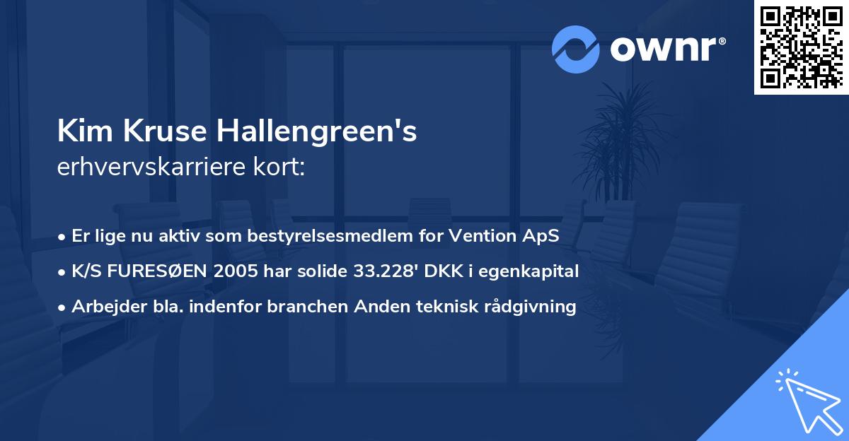 Kim Kruse Hallengreen's erhvervskarriere kort