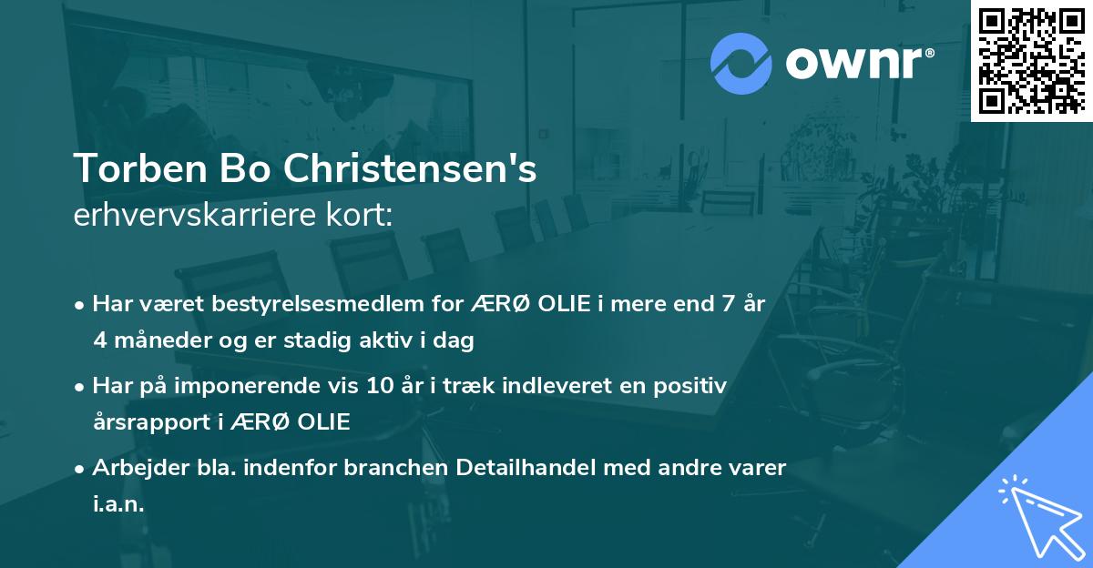 Torben Bo Christensen's erhvervskarriere kort