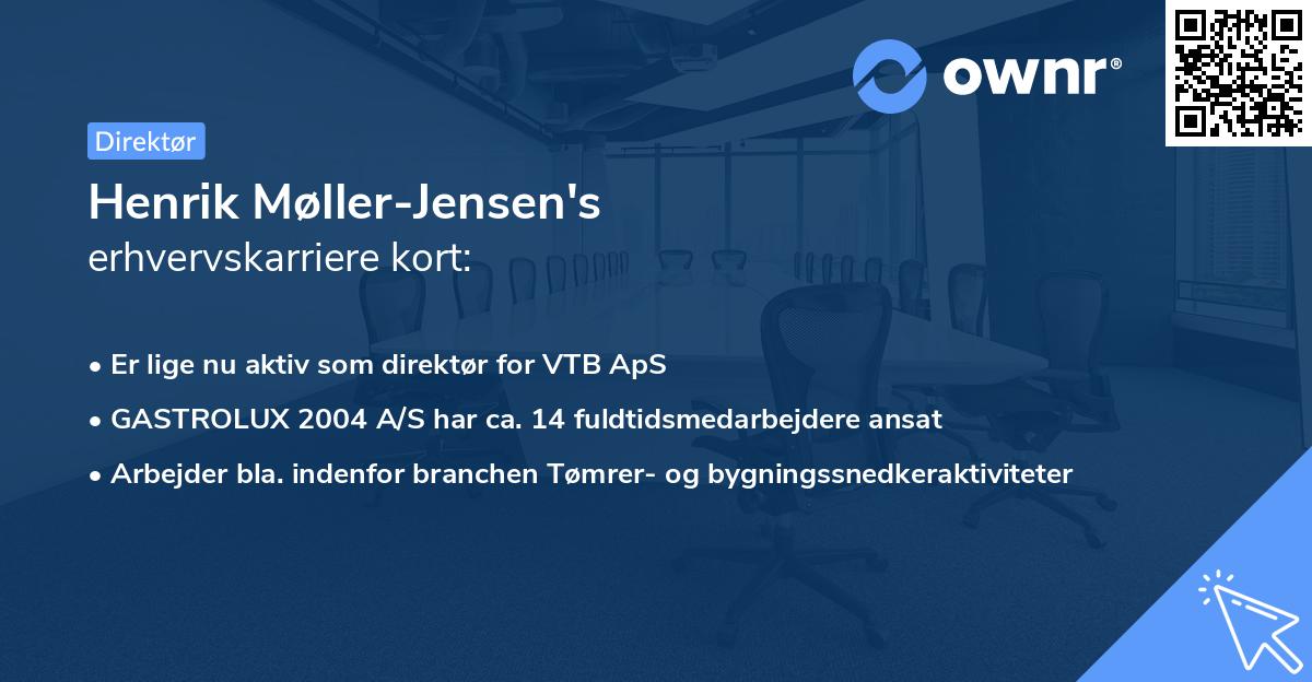 Henrik Møller-Jensen's erhvervskarriere kort