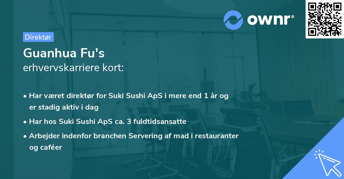 Guanhua Fu's erhvervskarriere kort