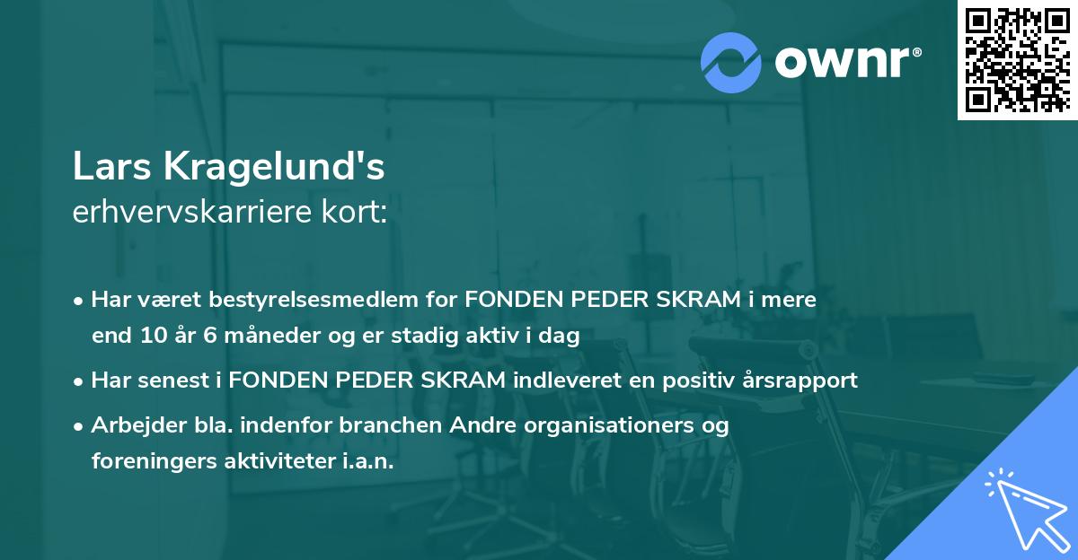 Lars Kragelund's erhvervskarriere kort