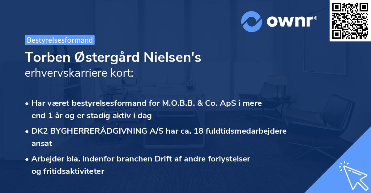 Torben Østergård Nielsen's erhvervskarriere kort