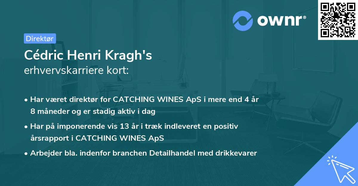 Cédric Henri Kragh's erhvervskarriere kort