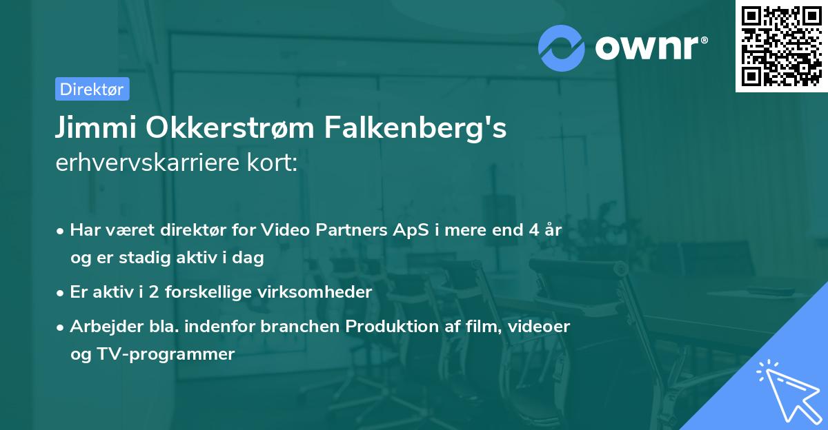 Jimmi Okkerstrøm Falkenberg's erhvervskarriere kort