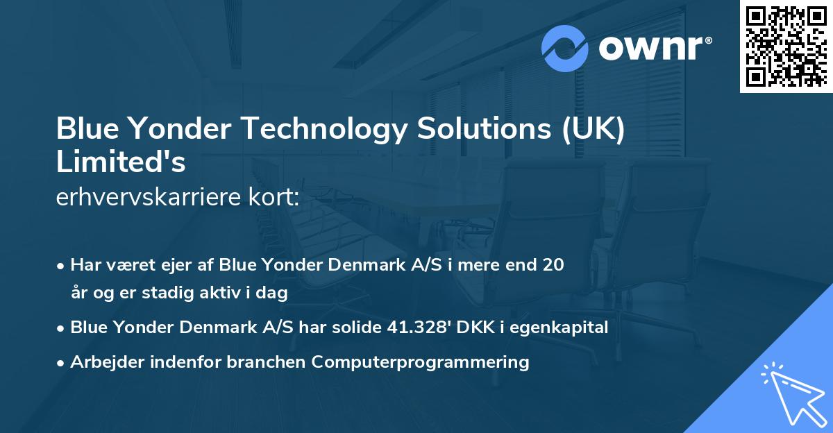Blue Yonder Technology Solutions (UK) Limited's erhvervskarriere kort