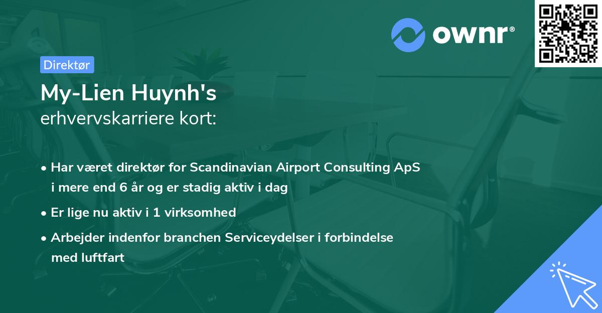 My-Lien Huynh's erhvervskarriere kort
