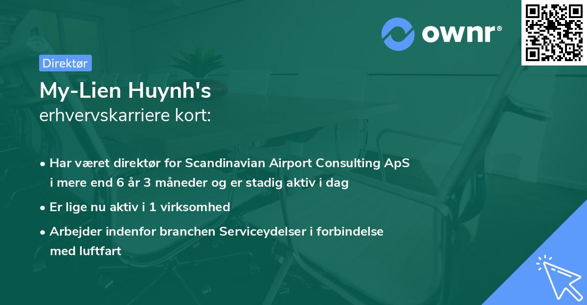 My-Lien Huynh's erhvervskarriere kort