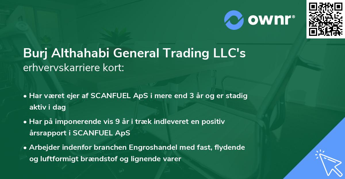 Burj Althahabi General Trading LLC's erhvervskarriere kort