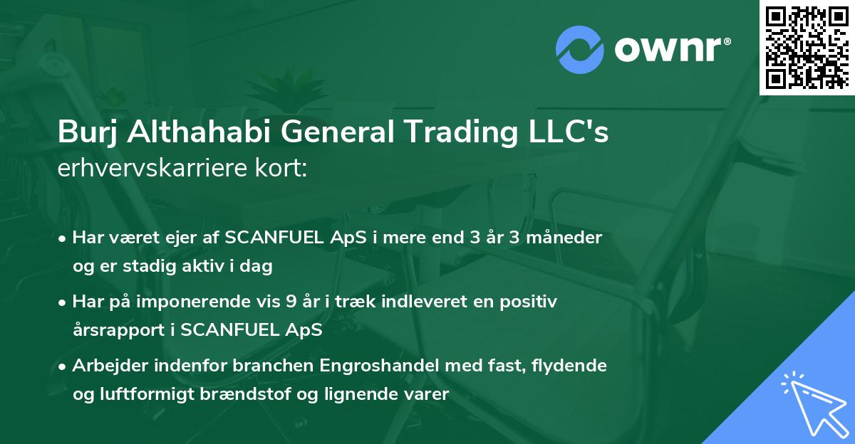 Burj Althahabi General Trading LLC's erhvervskarriere kort