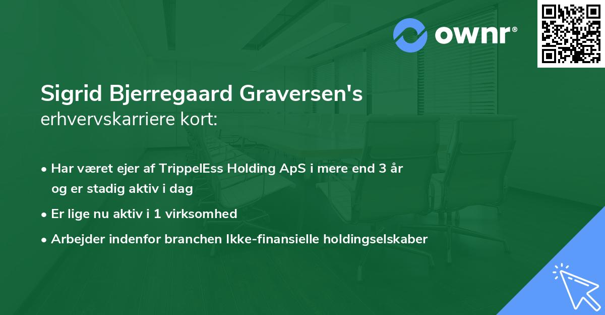 Sigrid Bjerregaard Graversen's erhvervskarriere kort