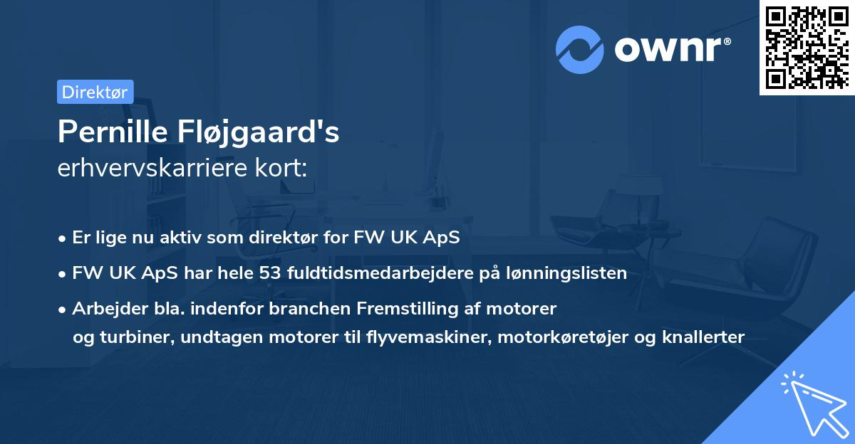 Pernille Fløjgaard's erhvervskarriere kort