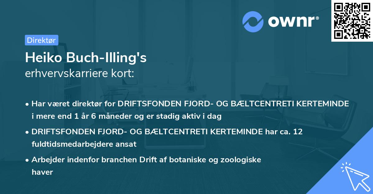 Heiko Buch-Illing's erhvervskarriere kort