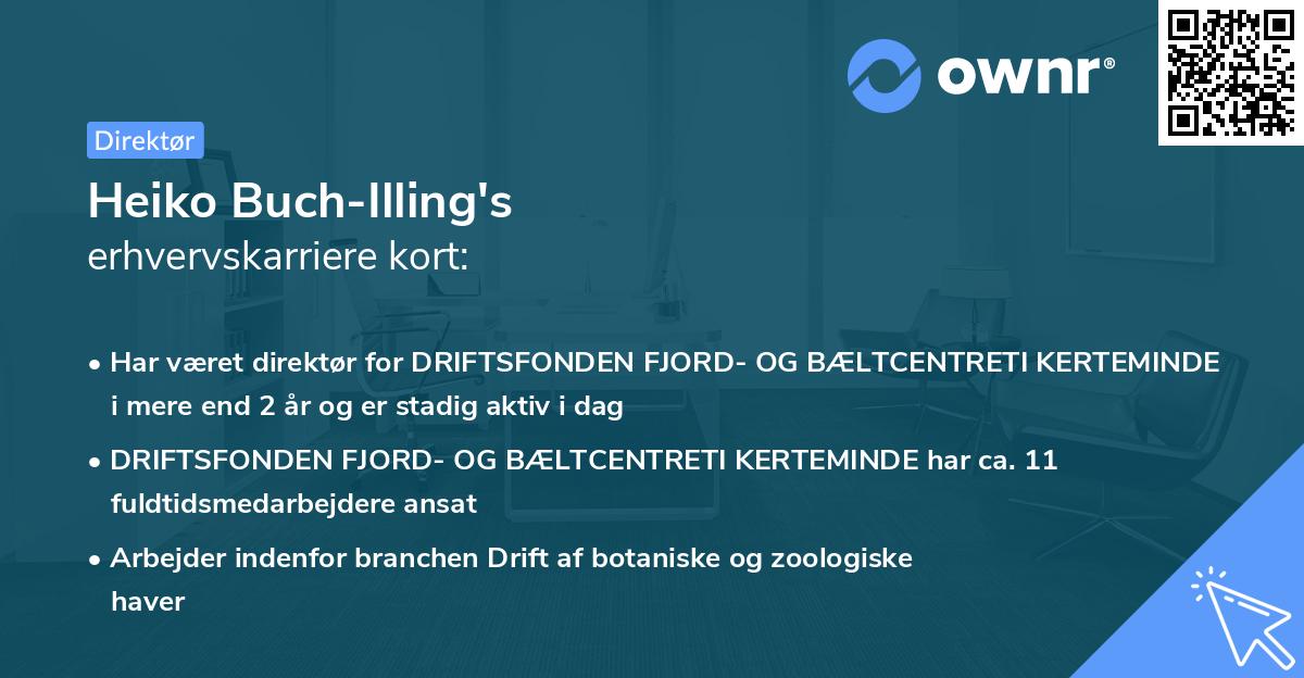 Heiko Buch-Illing's erhvervskarriere kort