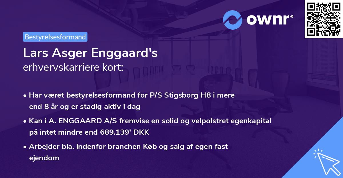 Lars Asger Enggaard's erhvervskarriere kort