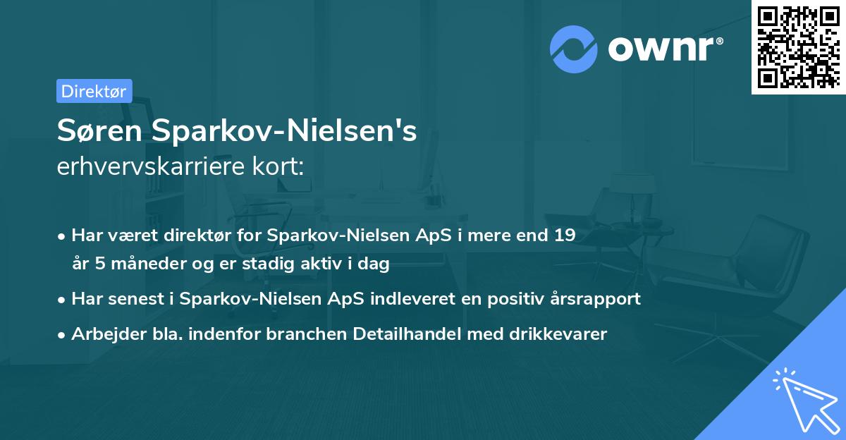 Søren Sparkov-Nielsen's erhvervskarriere kort