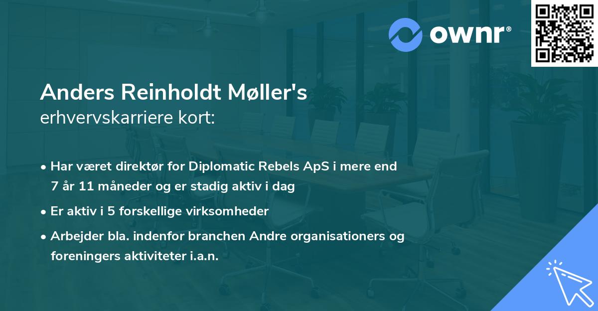 Anders Reinholdt Møller's erhvervskarriere kort