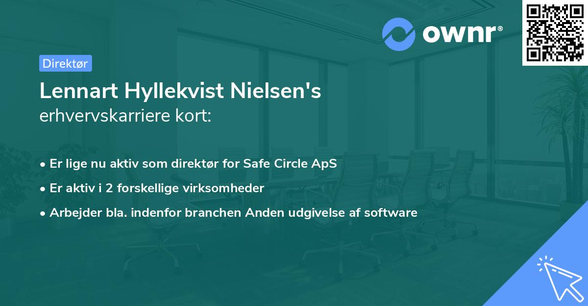 Lennart Hyllekvist Nielsen's erhvervskarriere kort