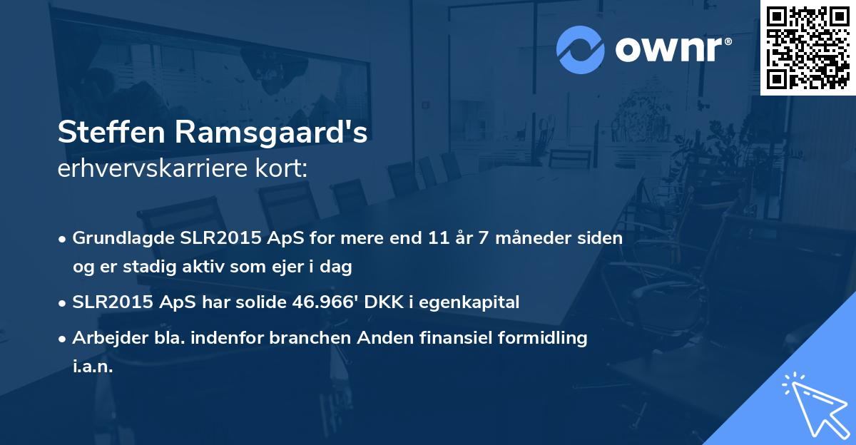 Steffen Ramsgaard's erhvervskarriere kort