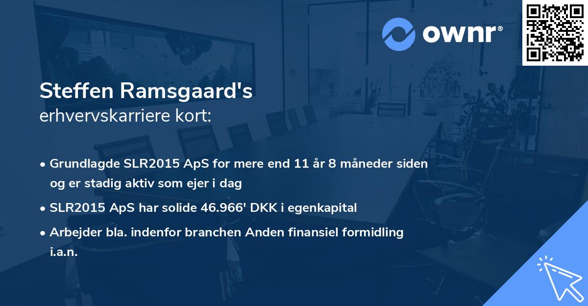 Steffen Ramsgaard's erhvervskarriere kort
