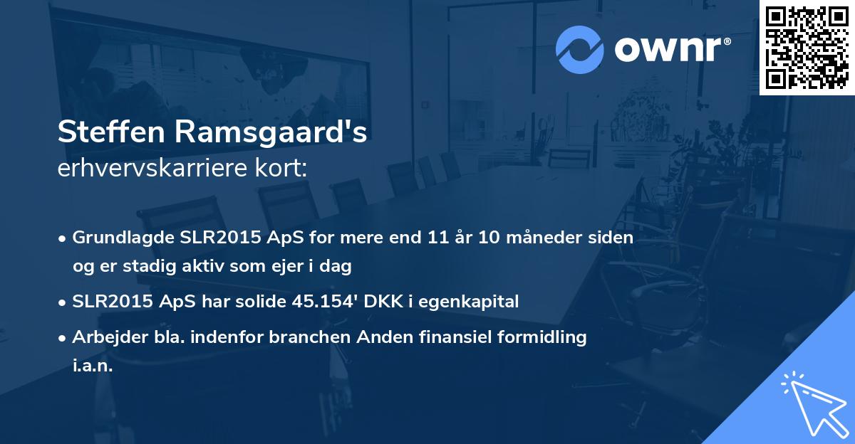Steffen Ramsgaard's erhvervskarriere kort