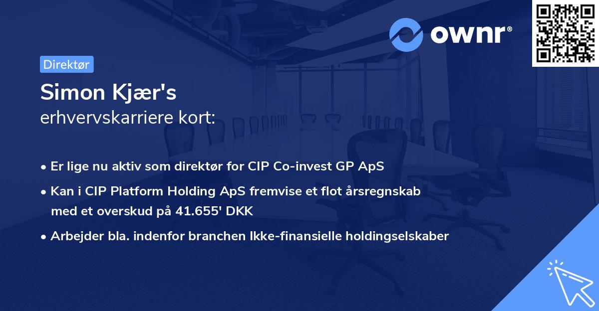 Simon Kjær's erhvervskarriere kort