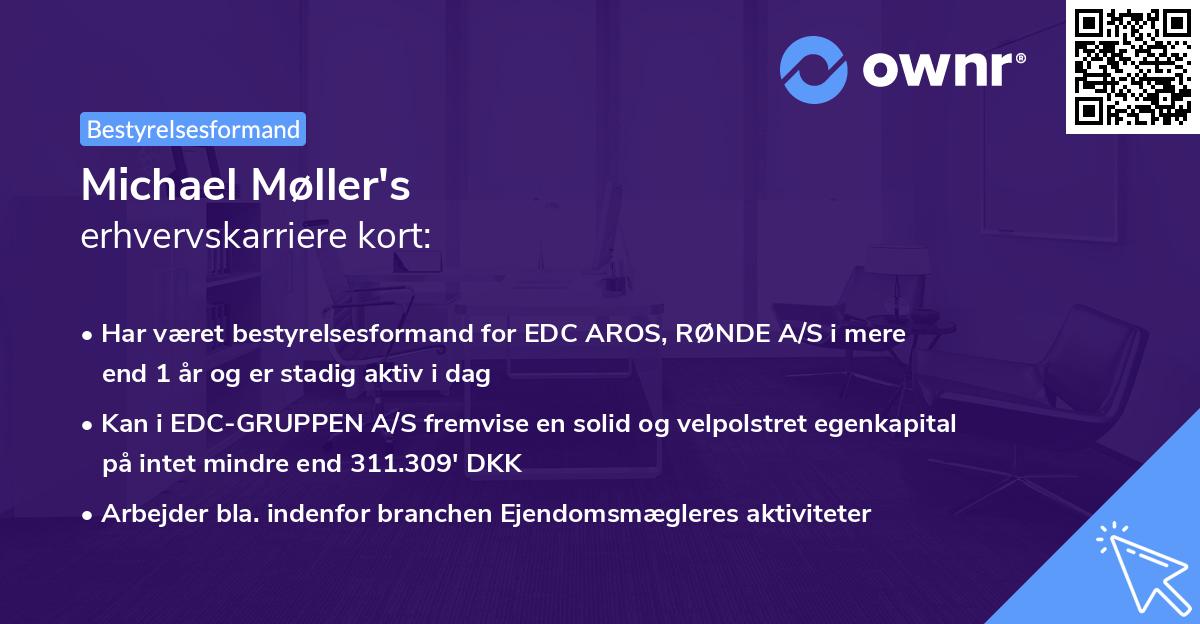 Michael Møller's erhvervskarriere kort