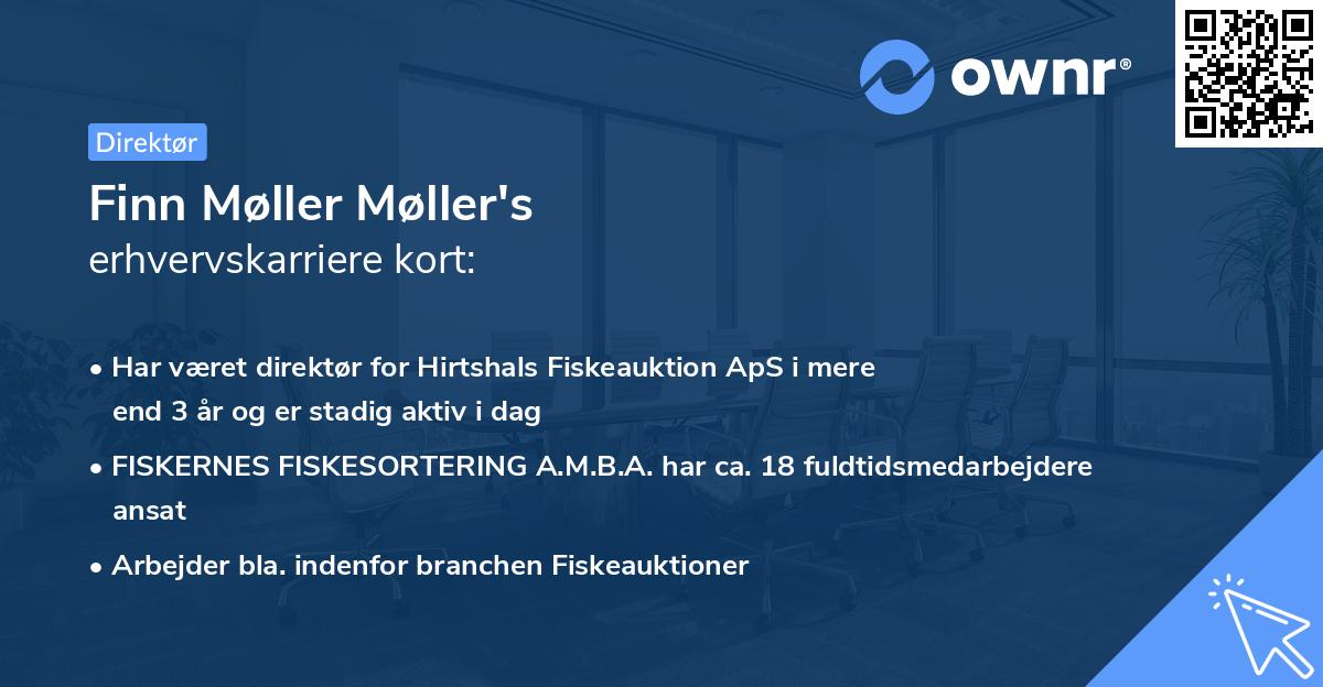 Finn Møller Møller's erhvervskarriere kort
