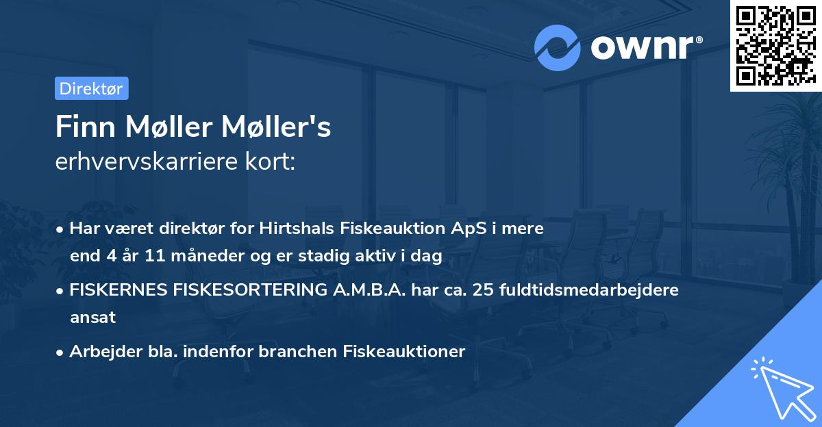 Finn Møller Møller's erhvervskarriere kort