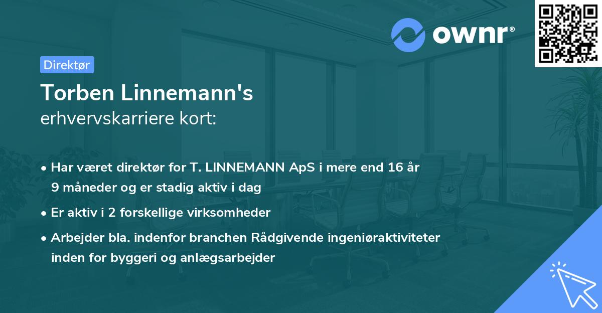 Torben Linnemann's erhvervskarriere kort