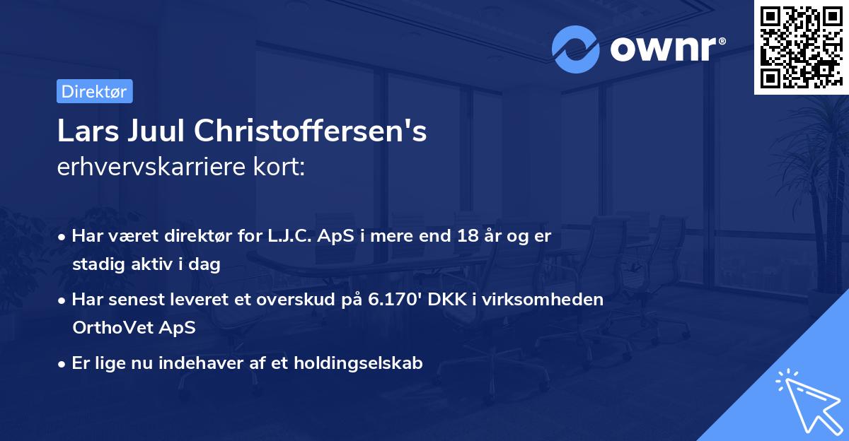 Lars Juul Christoffersen's erhvervskarriere kort
