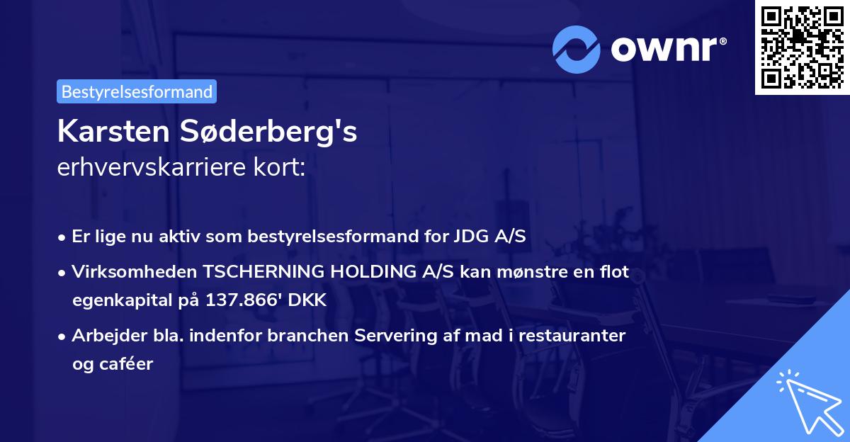 Karsten Søderberg's erhvervskarriere kort