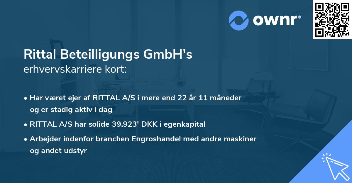 Rittal Beteilligungs GmbH's erhvervskarriere kort