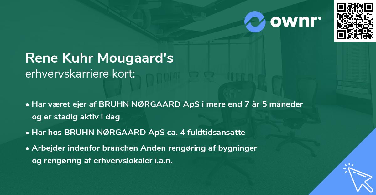 Rene Kuhr Mougaard's erhvervskarriere kort
