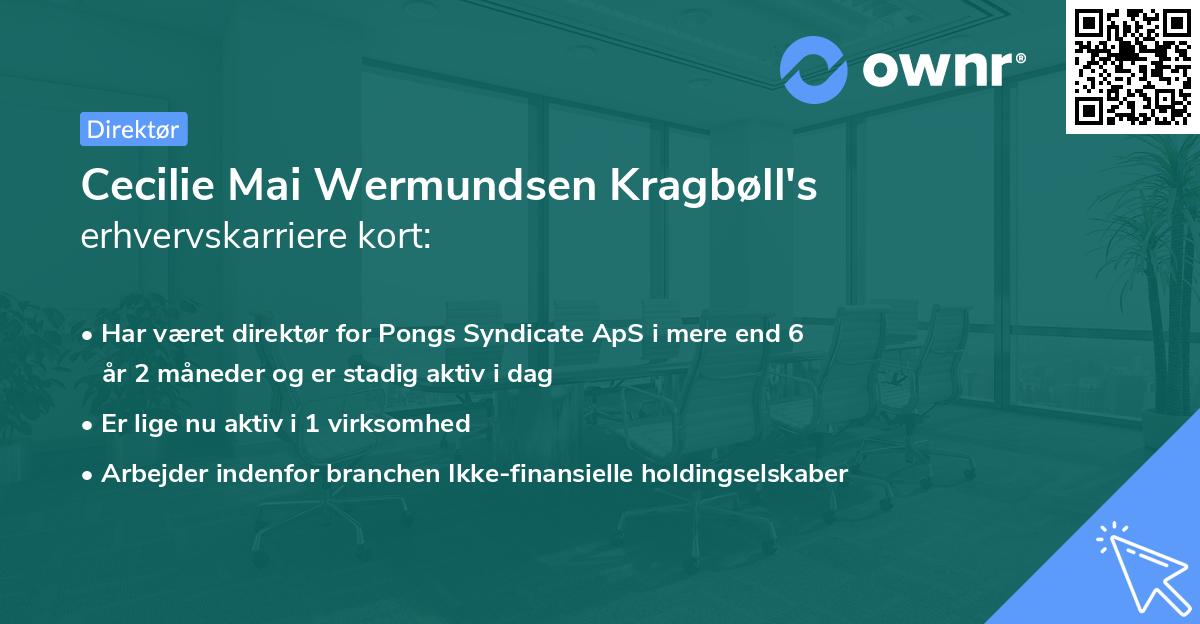 Cecilie Mai Wermundsen Kragbøll's erhvervskarriere kort