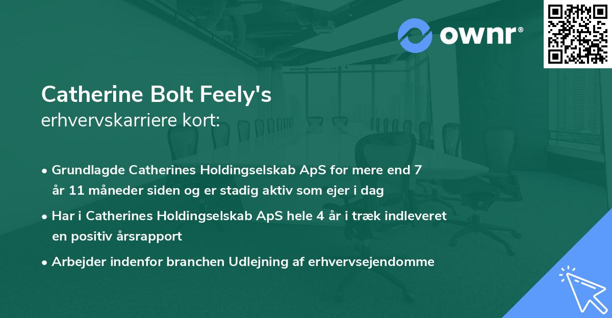 Catherine Bolt Feely's erhvervskarriere kort