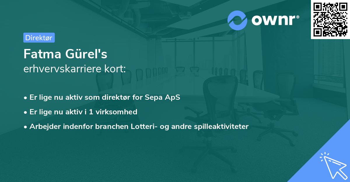 Fatma Gürel's erhvervskarriere kort
