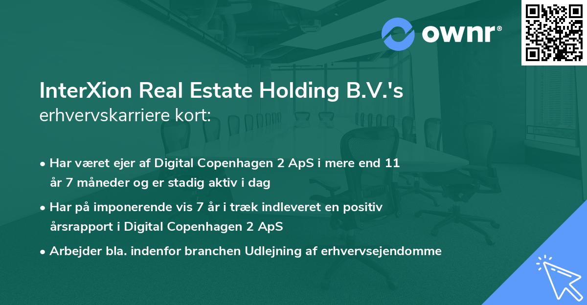 InterXion Real Estate Holding B.V.'s erhvervskarriere kort