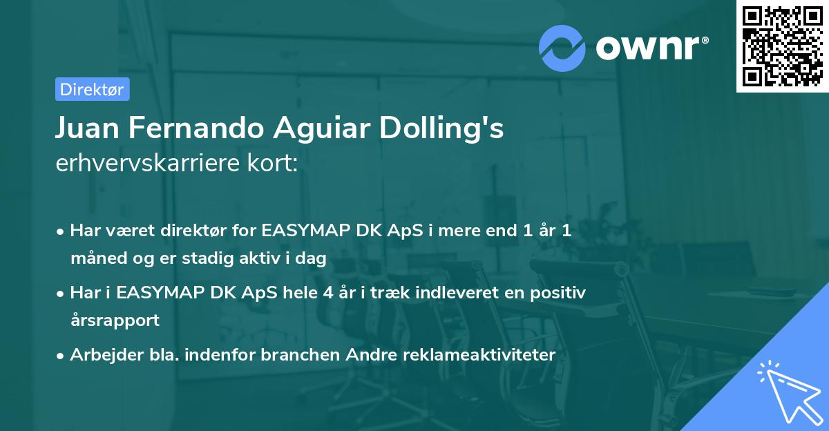 Juan Fernando Aguiar Dolling's erhvervskarriere kort