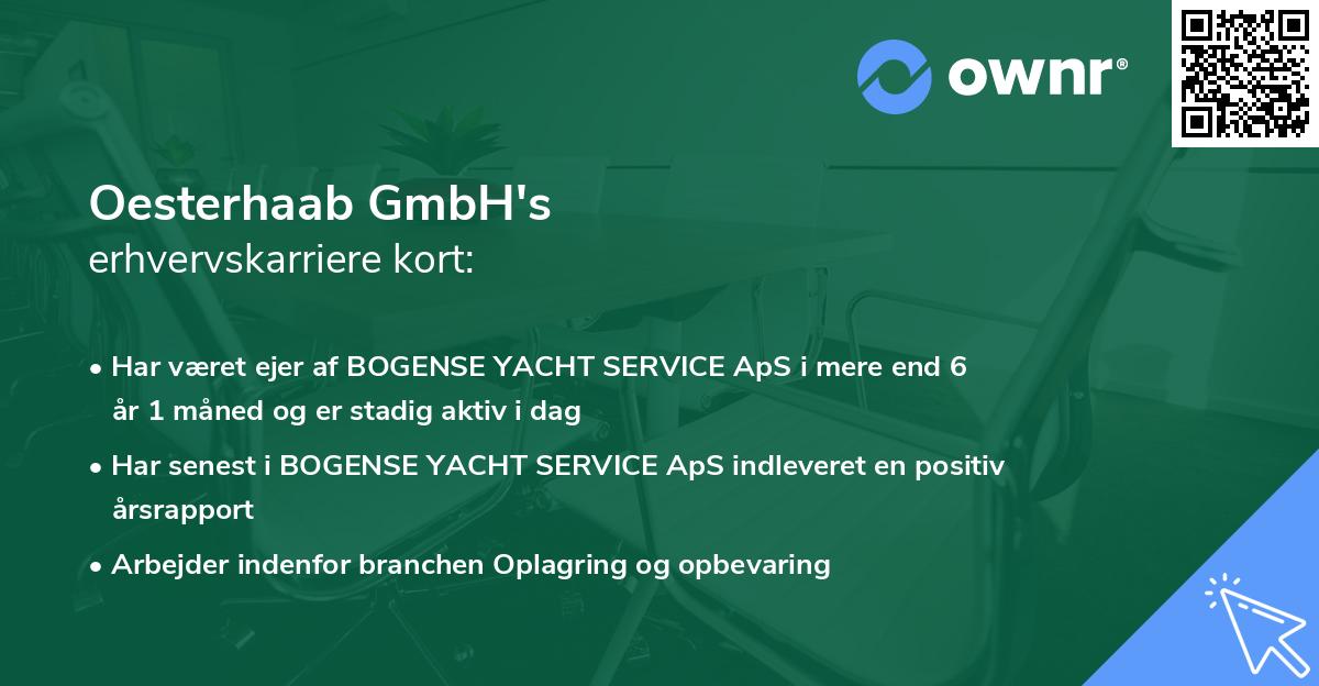 Oesterhaab GmbH's erhvervskarriere kort