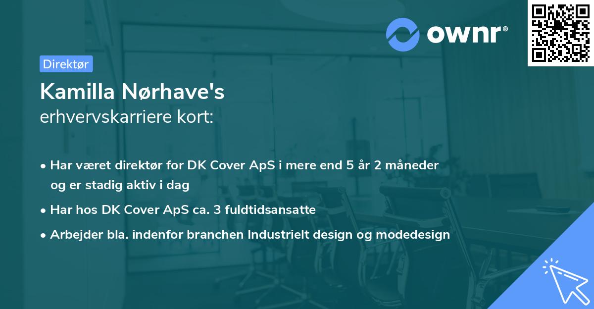 Kamilla Nørhave's erhvervskarriere kort